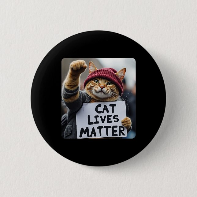 Badge Rond 5 Cm Donald Trump 2024 Chats1 (Devant)