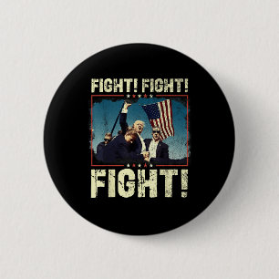 Badge Rond 5 Cm Donald Trump 2024 Combattre Donald Trump