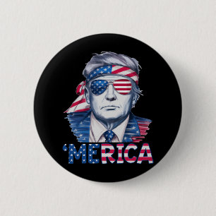 Badge Rond 5 Cm Donald Trump a gagné les élections 2024 merica Dra