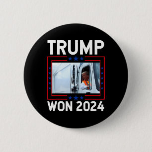 Badge Rond 5 Cm Donald Trump a gagné l'inauguration de l'élection 