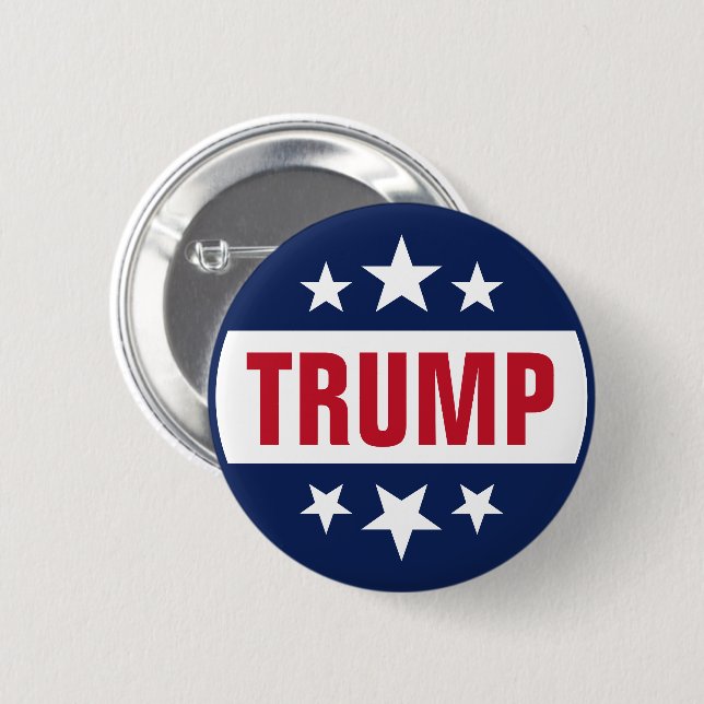 Badge Rond 5 Cm Donald Trump à la présidence 2024 (Devant & derrière)