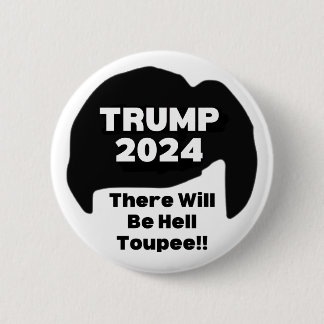 Badge Rond 5 Cm Donald Trump drôle