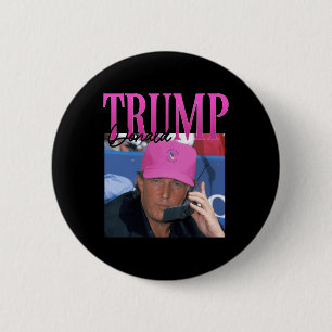 Badge Rond 5 Cm Donald Trump drôle me manque Pourtant Y2k Vintage