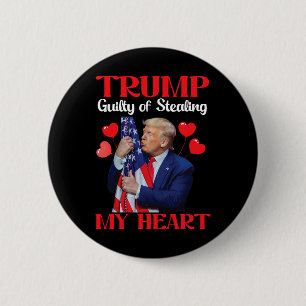 Badge Rond 5 Cm Donald Trump Et Les États-Unis Dont Trump Est Coup