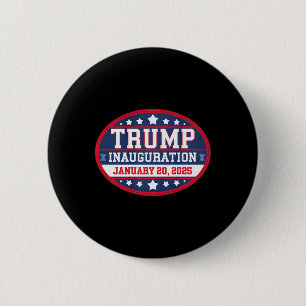 Badge Rond 5 Cm Donald Trump Jour de l'investiture 2025