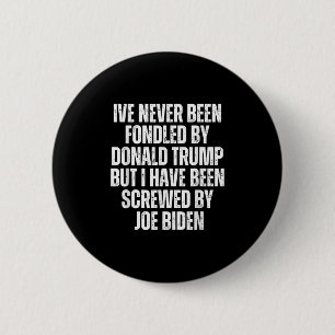 Badge Rond 5 Cm Donald Trump N'A Jamais Été Trompé Par