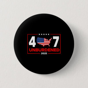 Badge Rond 5 Cm Donald Trump officiellement débordé Le 47e préside