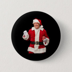 Badge Rond 5 Cm Donald Trump Père Noël Noël Noël Noël Noël Noël No