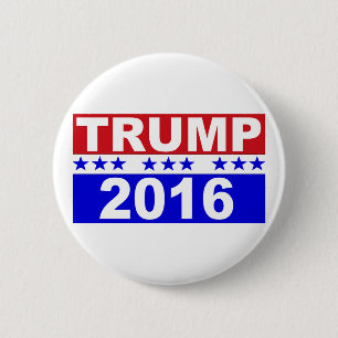 Badge Rond 5 Cm Donald Trump pour le président 2016