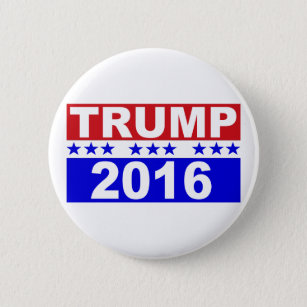 Badge Rond 5 Cm Donald Trump pour le président 2016