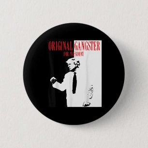 Badge Rond 5 Cm Donald Trump Pour Le Président 2024 Shirt Original