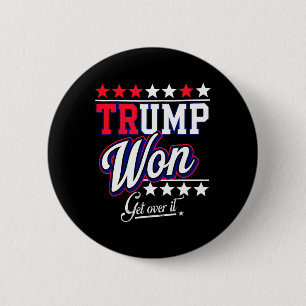 Badge Rond 5 Cm Donald Trump remporte le pari 2024 Trump remporte