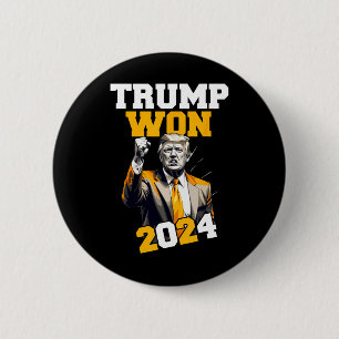Badge Rond 5 Cm Donald Trump remporte l'investiture électorale de 