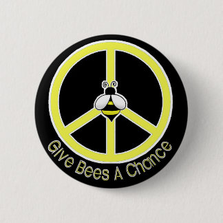 Badge Rond 5 Cm donnez à des abeilles une occasion