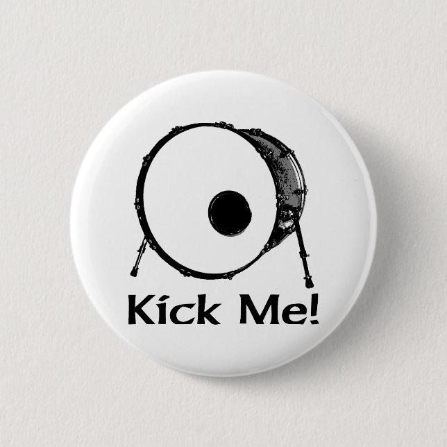 Badge Rond 5 Cm Donnez- un coup de piedmoi (Devant)