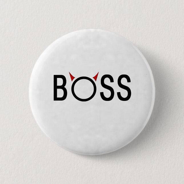 Badge Rond 5 Cm Dons Drôle Boss (Devant)