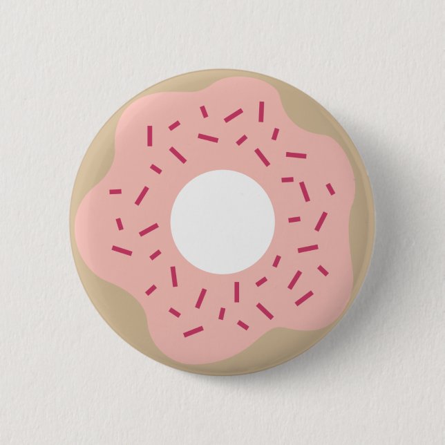 Badge Rond 5 Cm Donut (Devant)