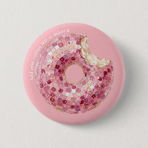 Donut Fête Anniversaire Faveur Boule Disco Rose Sa