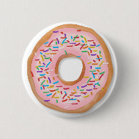 Donut Pink Frosting Sprinkles Cute |