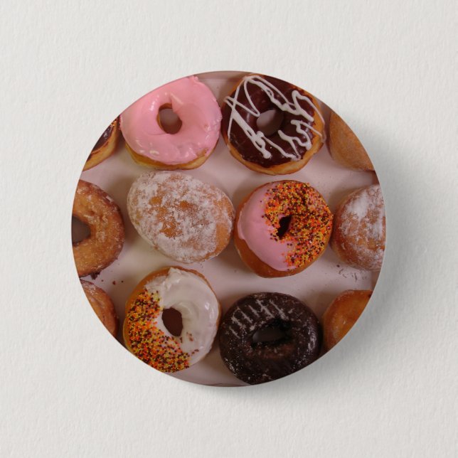 BADGE ROND 5 CM DONUTS ! (Devant)