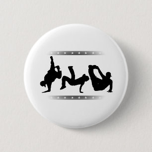 Badge Rond 5 Cm Dos d'avant d'habillement de Brk Dnc 10X10