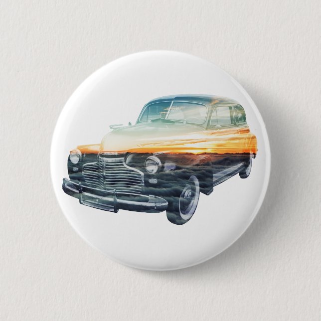 Badge Rond 5 Cm double exposition du véhicule (Devant)