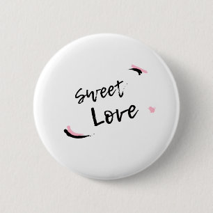 Badge Rond 5 Cm Douce Amour
