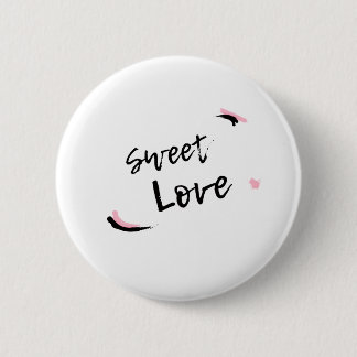 Badge Rond 5 Cm Douce Amour