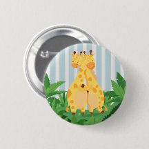 Douce Girafe Sauvage Jumelles Safari Jungle Double