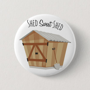 Badge Rond 5 Cm Douce Shed