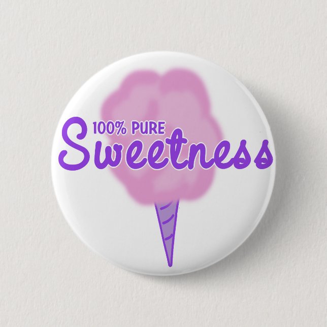 Badge Rond 5 Cm Douceur pure (Devant)