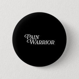 Badge Rond 5 Cm Douleur Guerrier Crps Mois de sensibilisation Rsd