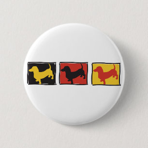 Badge Rond 5 Cm Doxie-3-BOX