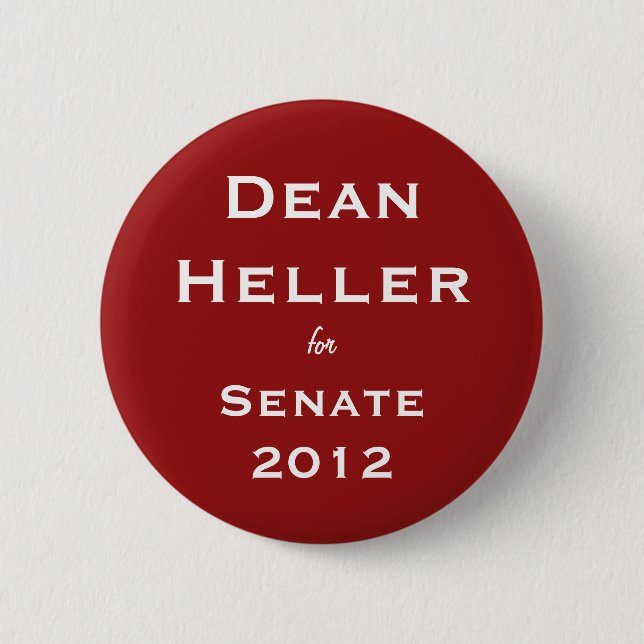 Badge Rond 5 Cm Doyen Heller pour le bouton de sénat (Devant)