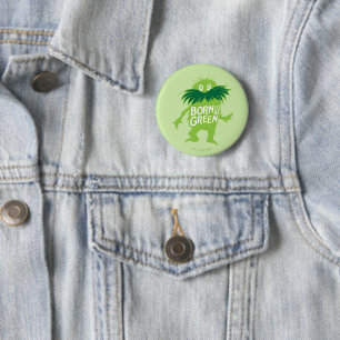 Badge Rond 5 Cm Dr Seuss   Lorax - Né Pour Être Vert