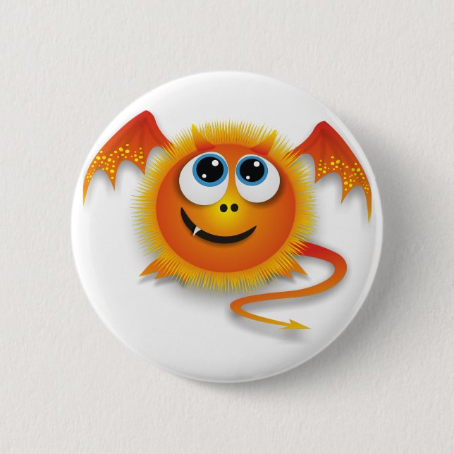 Badge Rond 5 Cm Dragon (Devant)
