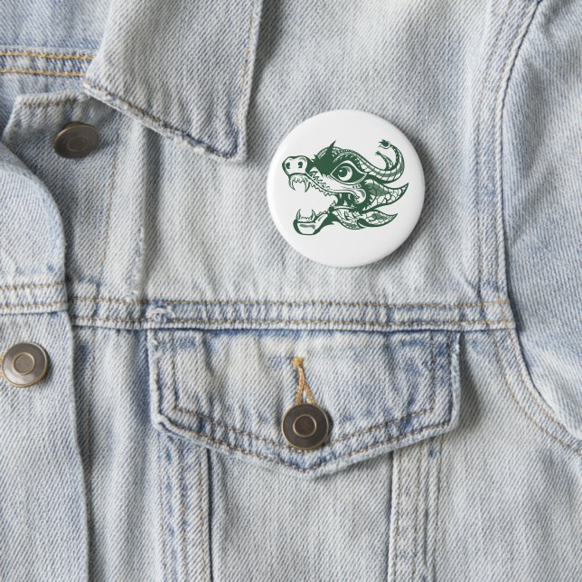 Badge Rond 5 Cm dragon (En situation)