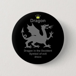 Badge Rond 5 Cm dragon 龍 竜