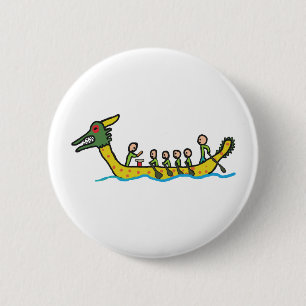 Badge Rond 5 Cm Dragon Boat Racing