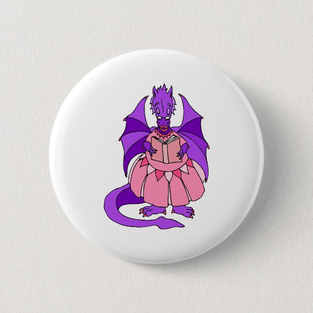 Badge Rond 5 Cm Dragon de Storytime (Devant)