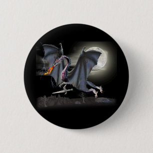 Badge Rond 5 Cm dragon d'Imaginaire