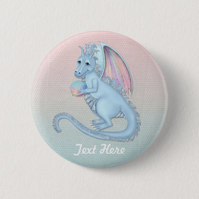 Badge Rond 5 Cm Dragon Magic (Devant)
