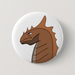 Badge Rond 5 Cm Dragon or other mythical creature