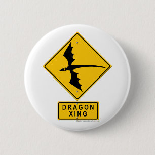 Badge Rond 5 Cm Dragon XING