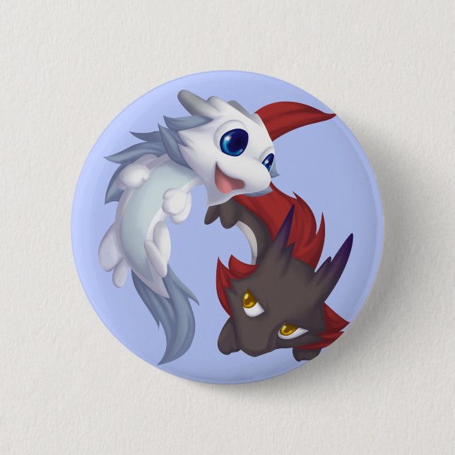 Badge Rond 5 Cm DragonBros (Devant)