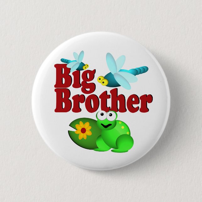 Badge Rond 5 Cm Dragonfly Big Brother (Devant)