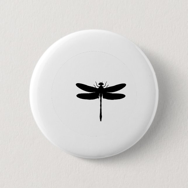 Badge Rond 5 Cm Dragonfly et Moon TSHIRT (Devant)