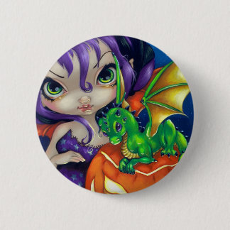 Badge Rond 5 Cm "Dragonling chéri bouton d'II"