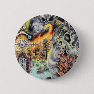 Badge Rond 5 Cm DRAKE : Amour & Passion - Imaginaire