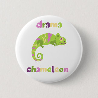 Badge Rond 5 Cm Drama Chameleon